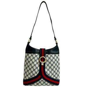 GUCCI Authentic Red Leather Shoulder Bag